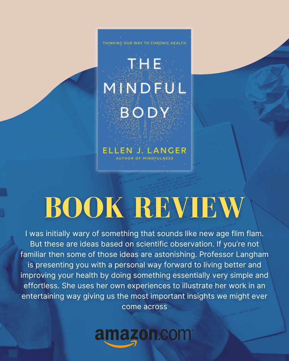 ellenjl's tweet photo. Explore a science-backed approach to better living and improved health in this captivating book review by Professor Langham, blending simplicity with personal experiences for a vivid and entertaining journey. Buy Now https://t.co/6xXDnagUH8
.
#mindfulbody #EllenJLanger https://t.co/I85RLBrW82
