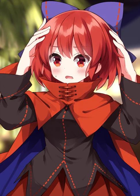 どうにも首がしっくりこない蛮奇ちゃん