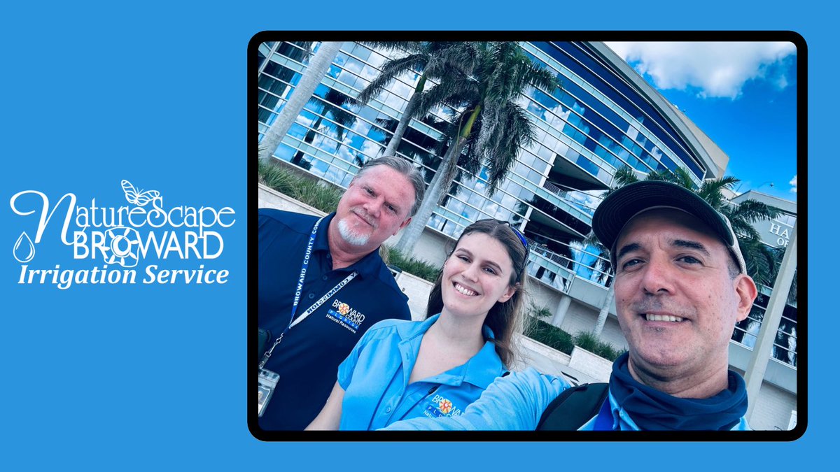 irriaudi's tweet image. Broward’s NatureScape Irrigation Service promotes irrigation best practices with our municipal partners across the county through large system evaluations & the Residential Irrigation Rebate Program💧#SmartIrrigationMonth