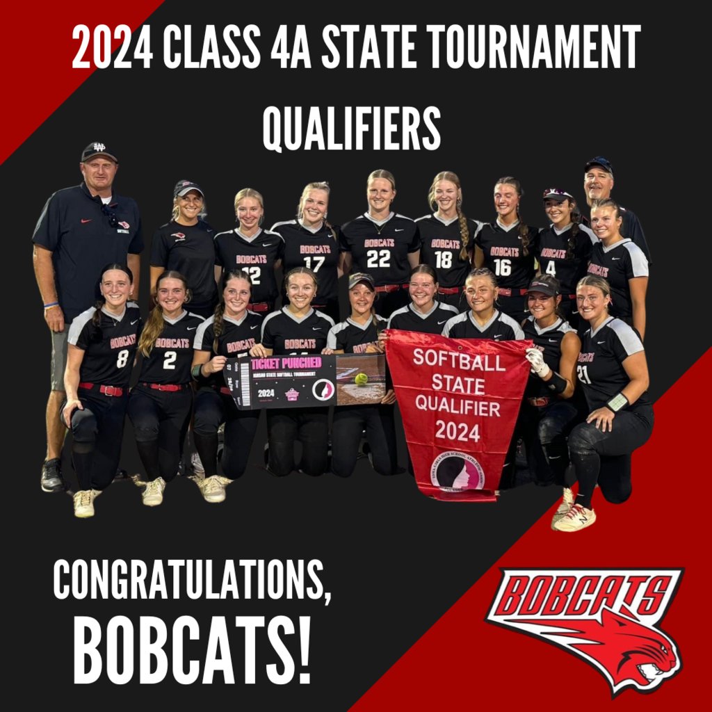 wdbqschools's tweet image. Congratulations to Coach Massey and the WDHS softball team for qualifying for the Iowa Class 4A State Tournament for the second consecutive year and the third time in four years! The Bobcats will take on North Polk on Monday, July 22 at 4:45 PM in Fort Dodge. Way to go, Bobcats!