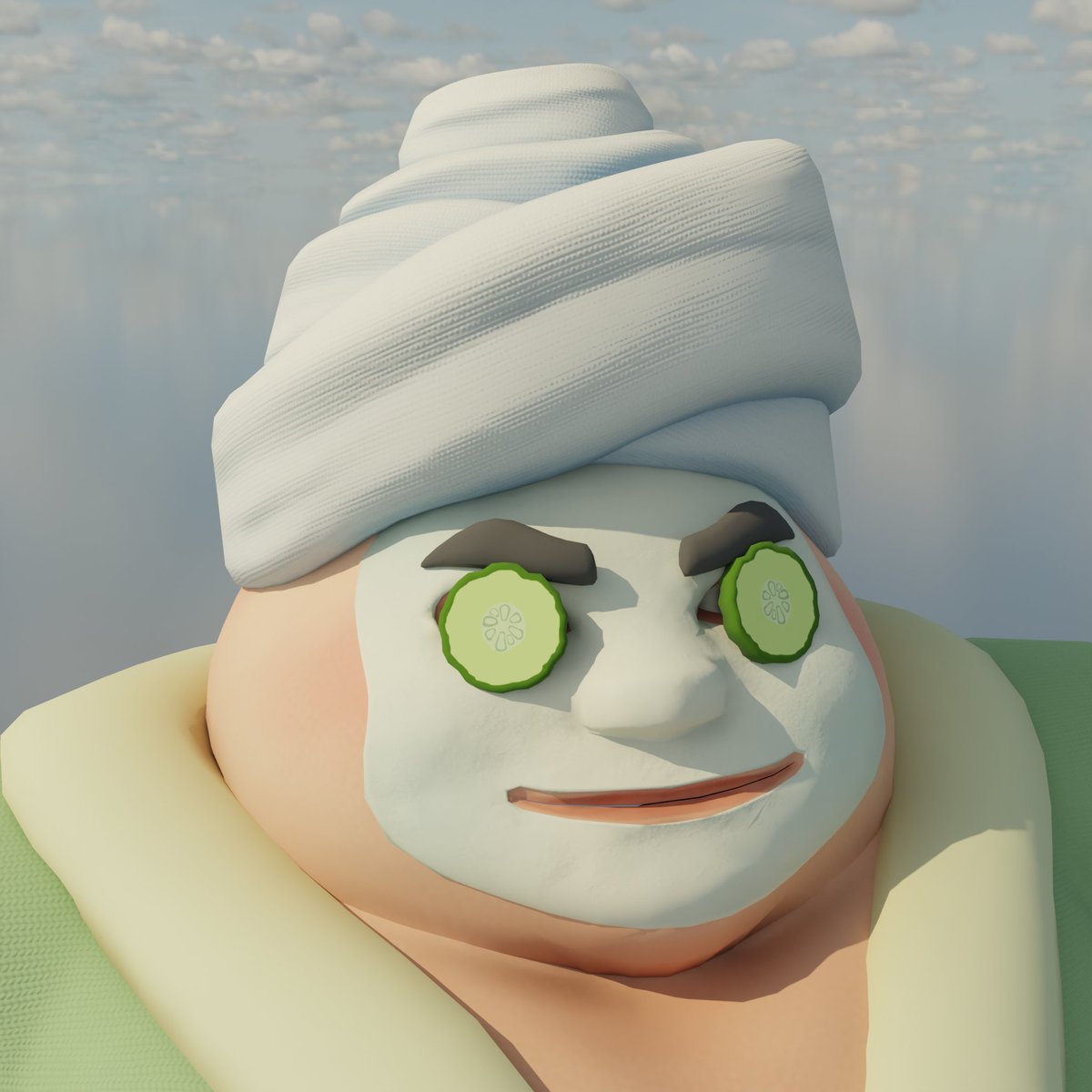 What's better than relaxing in a spa after a hard day of jumping and eating rice? ♨️ What do you think about such funny skins in games? 😌
 #sumotatami #WishlistWednesday #platformergame #indiegames #creating #marketing #steam #indiedev #madewithunity #steam #gamedesign #gameidea