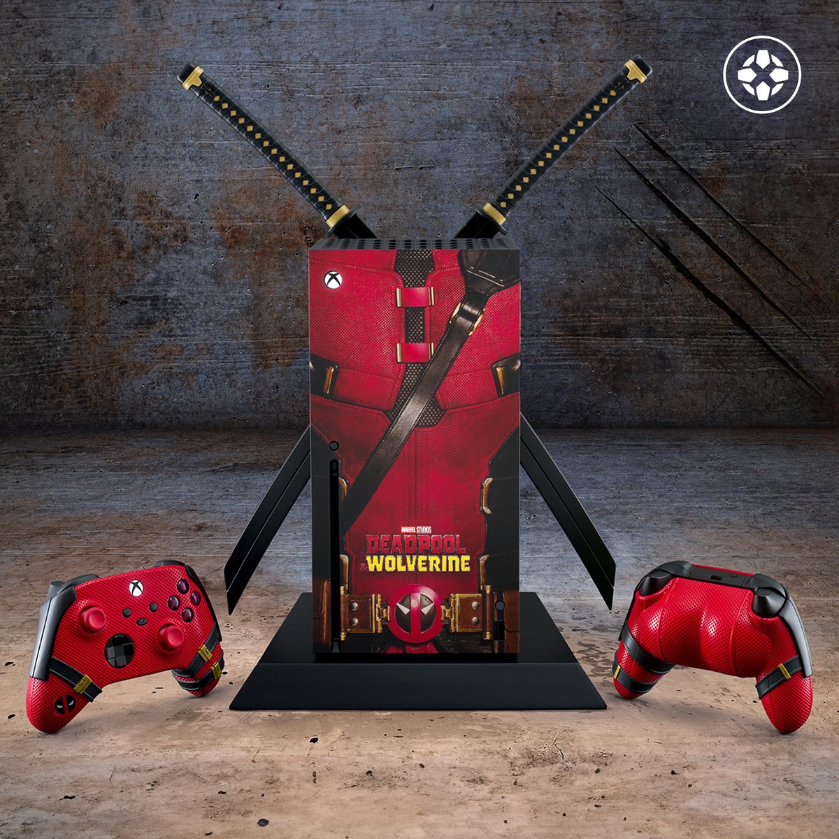 IGN's tweet photo. The aptly named "Cheeky Controller” is a custom Deadpool &amp; Wolverine themed Xbox controller inspired by Deadpool’s "much-discussed, perfectly rounded tush." https://t.co/TetcwL5feR
