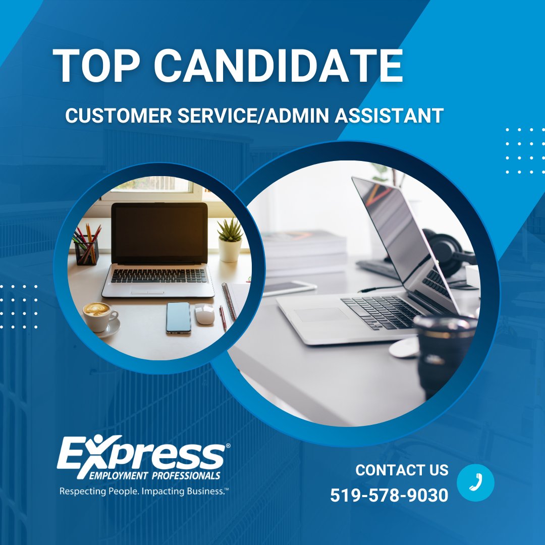 expresskw's tweet image. Professional and personable, Cassandra is a top office candidate! She has 4 yrs’ experience with MS Office, processing payments and more. Learn more: Corrina.Carson@Expresspros.com #JobCandidate #KitchenerWaterloo