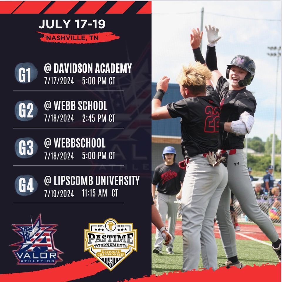 The boys are back at it this weekend for the <a href="/PastimeBaseball/">Pastime Tournaments</a> nationals in Nashville!!