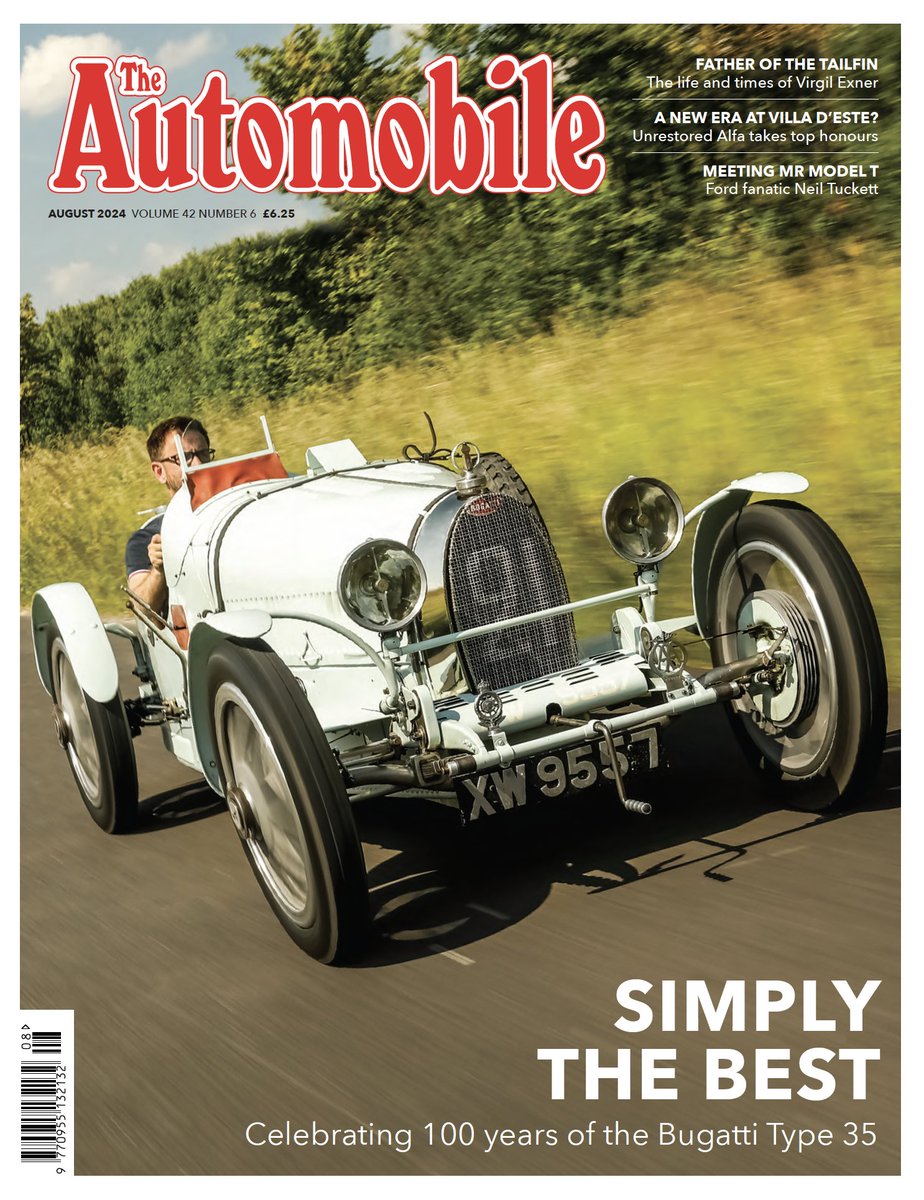 Our August issue is out now, with features on a very special Bugatti Type 35, the career of Virgil Exner – 'father of the tailfin', and the exploits of the BRM P48 in Australia in 1961, plus lots more. Visit our website to order a copy
#bugatti #bugattitype35 #virgilexner #brmp48