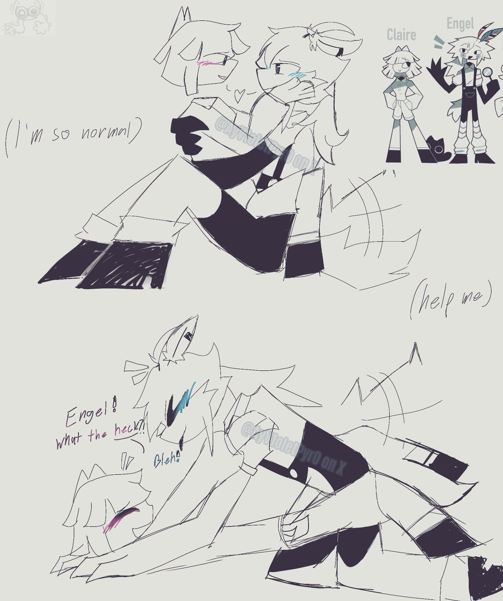 AyV1oletpyr0's tweet image. Feeding my Enclaire shippers with this doodles, you're welcome :3 (HEAVILY INSPIRED BY @/limeinaltime)
#fundamentalpapereducation #FPE #Enclaire