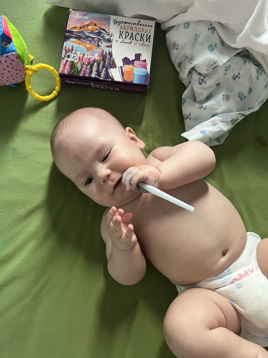 сын папе подарок на день рождения сделал. нуу, я чуть-чуть помогла 🎨👼🏼🌈