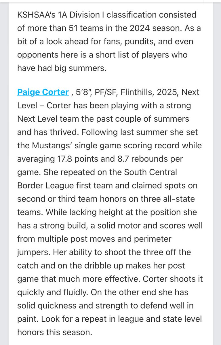 NxtLevel2025's tweet photo. LETS GO @CorterPaige — they’re completely right about every aspect of your game.
Every tournament — no matter how many pts. scored someone compliments Paige’s game to me. She’s vital to our success and she is going to KILL it her Senior year!
#NextLevelFamily https://t.co/GkBRUSMR8H