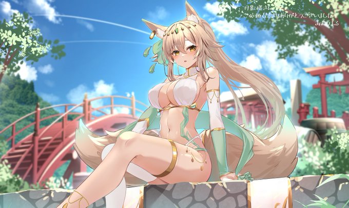 翠燐さん🦊踊り子サマースタイル 