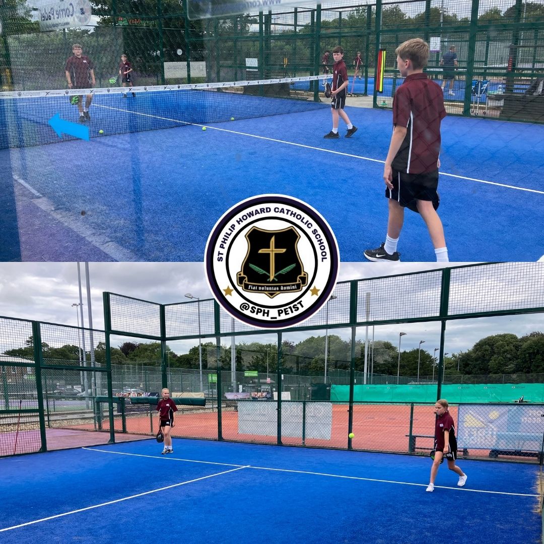 Year 7 students went over to Chichester Racquet and Fitness club to introduce themselves to Paddle Tennis. They loved it! The facilities are great and the students did SPH proud as always :)