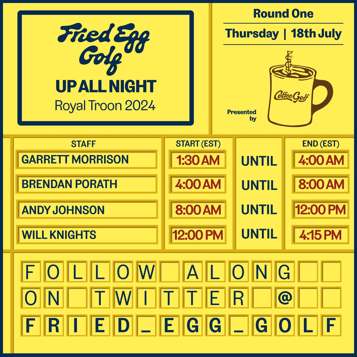 Fried Egg Golf tweet media