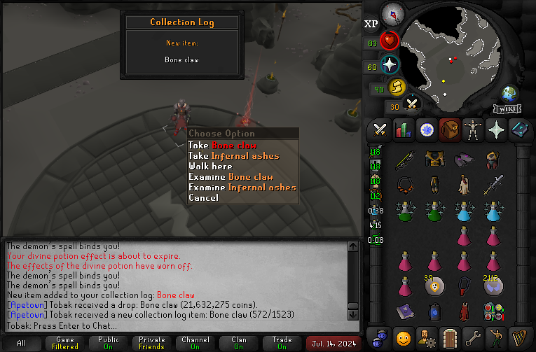 TobakOSRS's tweet photo. Tormented demons finally done.. wasn't as fun after 800kc lol #OSRS https://t.co/oG8Hb6jzFt