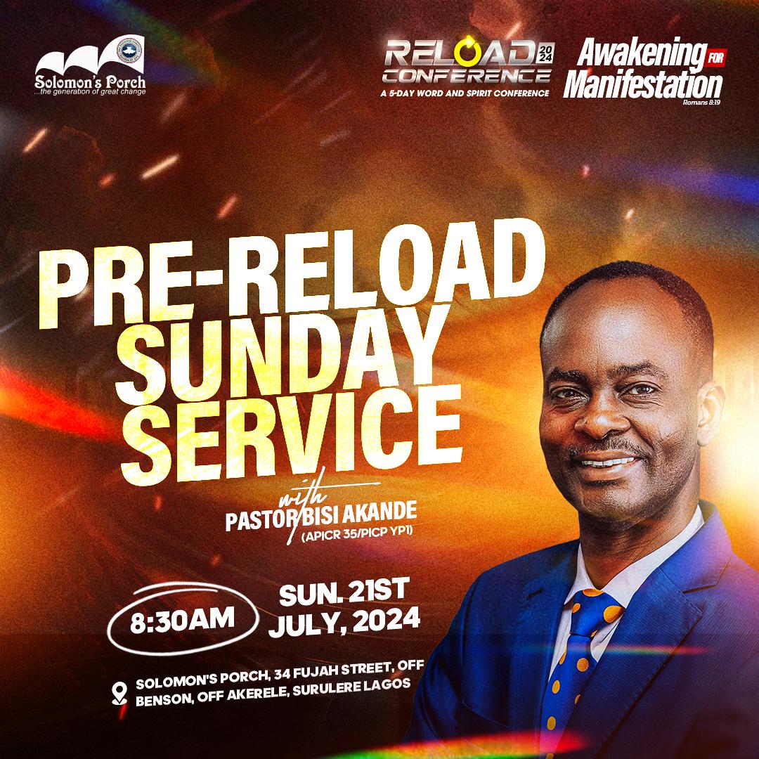 Martinsolusakin's tweet photo. Awake, you who sleeps, Arise from the dead and Christ shall give thee light
Reload Conference is here!
Awakening for Manifestation 
Encounter Jesus with our amazing speakers and worship leaders 
@realbisiakande @lekeadeboye @PstAbioyeLaolu @ministerafam @elwoma @OdunayoAdebayoo https://t.co/OS1j51RE8U