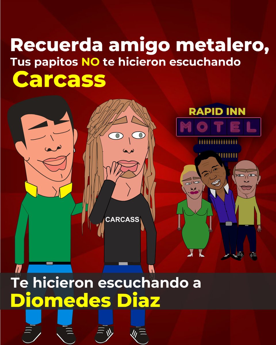 No, amigo metalero, tu origen no fue bajo las notas infernales de Carcass, Slayer o Meshuggah. Tu concepción fue al ritmo de Diomedes Díaz, Rodolfo Aicardi y Pastor López. ¡ACÉPTALO!