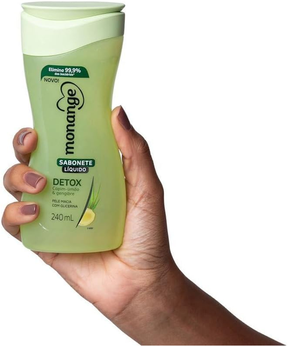 Monange Sabonete Líquido Detox 240Ml