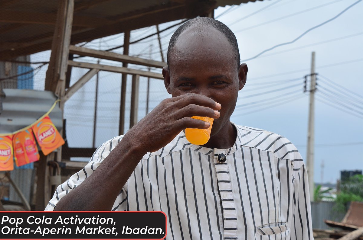 Ghadco_ng's tweet photo. Pop Cola is bubbling over at Orita-Aperin Market! Join us in Ibadan for a refreshing blast and unforgettable fun.  

#chiamodmarketer 
#ghadco_ng 
#mamudagroup 
#PopColaActivation 
#OritaAperinMarket 
#IbadanJoy https://t.co/TvsL7Xxije