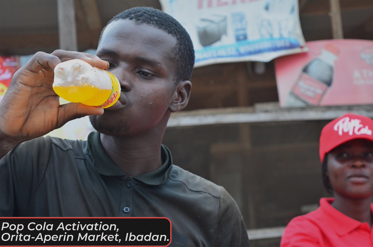 Ghadco_ng's tweet photo. Pop Cola is bubbling over at Orita-Aperin Market! Join us in Ibadan for a refreshing blast and unforgettable fun.  

#chiamodmarketer 
#ghadco_ng 
#mamudagroup 
#PopColaActivation 
#OritaAperinMarket 
#IbadanJoy https://t.co/TvsL7Xxije
