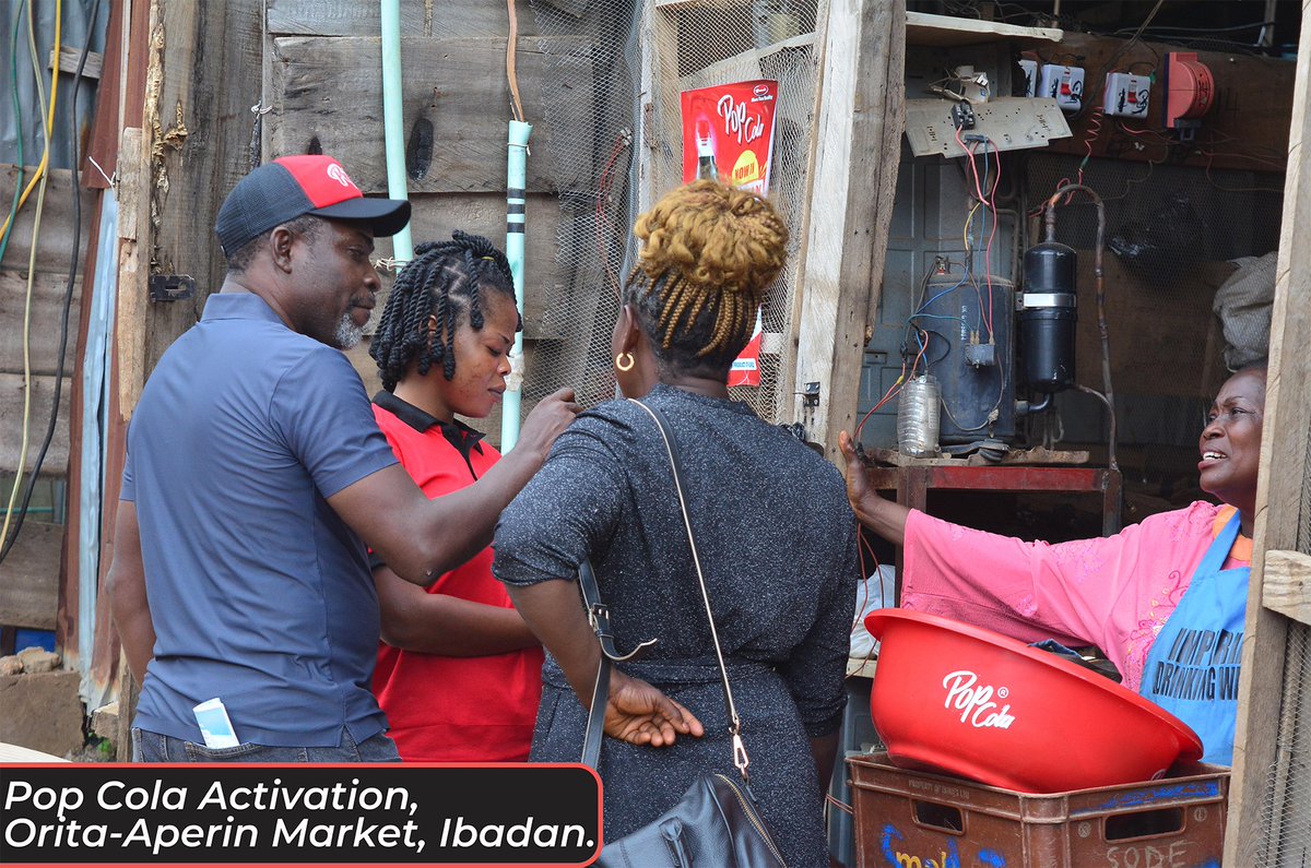 Ghadco_ng's tweet photo. Pop Cola is bubbling over at Orita-Aperin Market! Join us in Ibadan for a refreshing blast and unforgettable fun.  

#chiamodmarketer 
#ghadco_ng 
#mamudagroup 
#PopColaActivation 
#OritaAperinMarket 
#IbadanJoy https://t.co/TvsL7Xxije