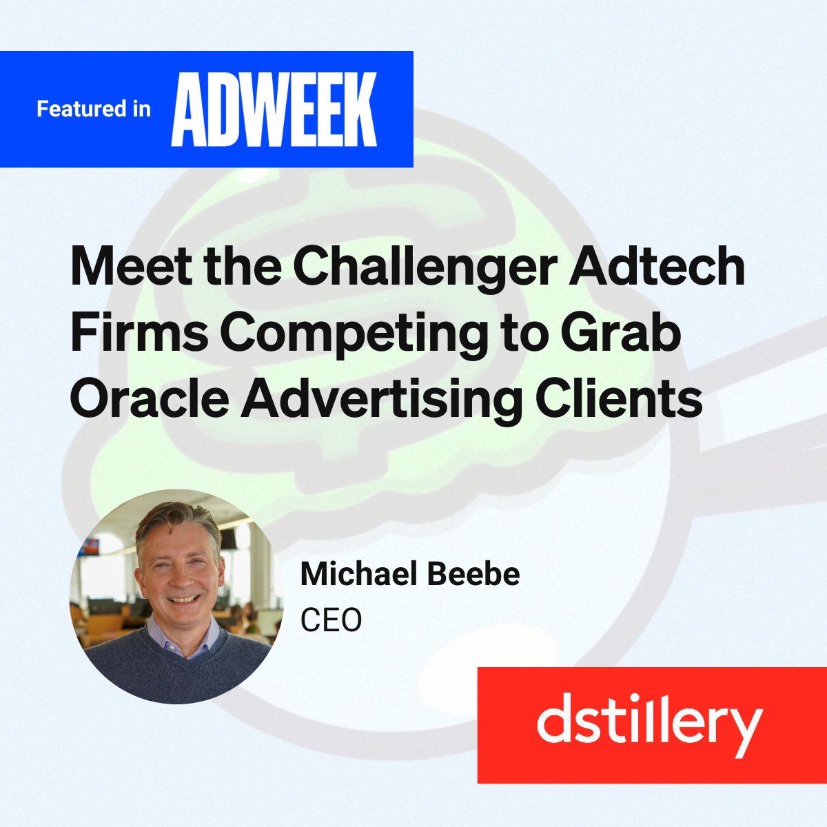 Dstillery's tweet image. In a recent @adweek article, Dstillery is spotlighted as a leading adtech firm who is ready to welcome Oracle clients during their transition. 👏👀

Check it out: bit.ly/4cAsJEJ

#oracleadvertising #audiencetargeting #adtech