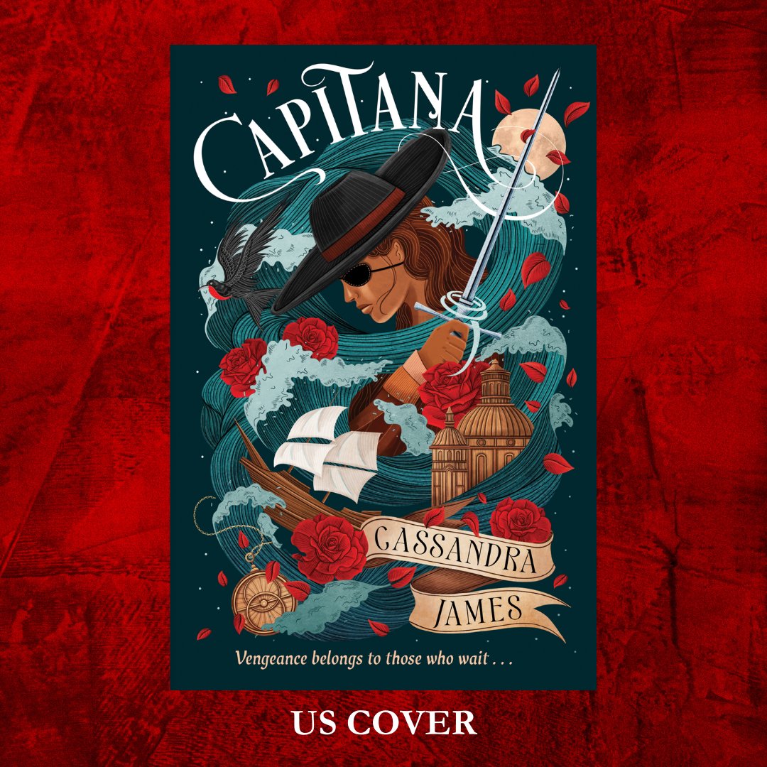 the wait is over, amigos! 🏴‍☠️🌹

i’m absolutely thrilled to share the US cover for my debut pirate fantasy, CAPITANA!  just look how fierce my Ximena looks in her Cazadora sombrero! 🥹❤️

and a huge thank you to @micaelaalcainodesign and my amazing team at <a href="/quilltreebooks/">Quill Tree Books</a> !!!