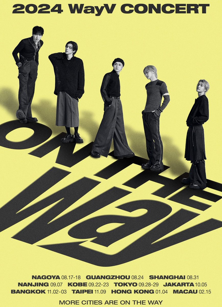 adareten's tweet photo. 2024 WayV CONCERT [ON THE Way] 
Seating Capacities

📍 Nagoya (12,000) x2️⃣
📍 Guangzhou (10,000) 
📍 Shanghai (18,000)
📍 Nanjing (21,000)
📍 Kobe (8,000) x2️⃣
📍 Tokyo (12,894) x2️⃣
📍 Jakarta (7,166)
📍 Bangkok (12,000) x2️⃣
📍 Taipei (7,000)
📍 Hong Kong (5,000)
📍 Macau (5,000) https://t.co/VdWJ10Kuy7