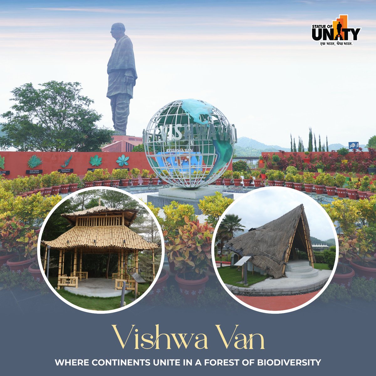 souindia's tweet photo. Embark on a captivating journey through #VishvaVan at the #StatueOfUnity, where each step reveals the beauty of nature's wonders!!

Plan your visit to #EktaNagar today and experience the spirit of  #UnityInBioDiversity.

#ExploreGujarat #UnityInDiversity #EkBharatShreshthaBharat #TourismInIndia  #StatueOfUnity #PatrioticTunes #WeekendVibes #IncredibleIndia #SardarPatel #ExploreIndia #ExploreGujarat #IndiaUnity #IronManOfIndia #GujaratTourism #EkBharatShreshthaBharat #StatueOfUnityGujarat #SardarVallabhbhaiPatel #IndianHeritage #TourismInIndia #GujaratPride  #ExploreIndia