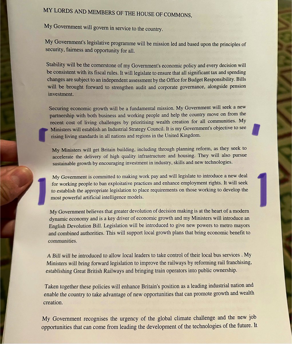 This historic Kings speech will make a real positive difference to the lives of people across Paisley &amp; Renfrewshire South.  

We will raise living standards for people across all nations of the UK &amp; we will introduce a new deal for working people.
#proud🌹