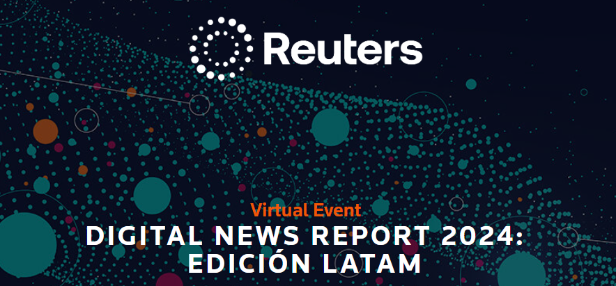 🚨Evento especial

Nuestro director editorial <a href="/eduardosuarez/">Eduardo Suárez</a> dictará un seminario online sobre el Digital News Report 2024.

📌Gratis, y en español.

🌎Exclusivo para América Latina.

#DNR24 
Será el jueves 25 de julio. Apúntate aquí👇
events.reutersevents.com/digitalnewsrep…