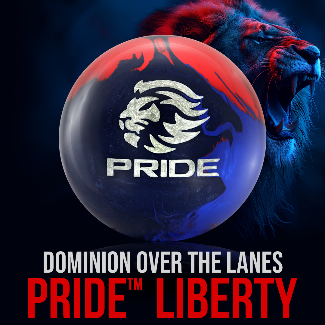 MotivBowling's tweet photo. The Pride™ line comes roaring back with the newest addition, the Pride Liberty! 🦁🇺🇸

This new hybrid Pride Liberty is the stronger and more angular upgrade to the original Pride #MOTIVNATION #MADEINUSA

https://t.co/dTL8BCTnks https://t.co/ljwuavRUDP