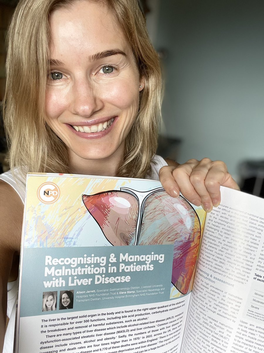 Ally Jarrett (@allygriffin17) on Twitter photo Made up to see mine & <a href="/elenastamp91/">elena stamp</a> article on managing malnutrition in liver disease in this months <a href="/CNmagazines/">CN Magazine</a> 😍 #cnmagazine #article #liverdisease #malnutrition Made up to see mine & <a href="/elenastamp91/">elena stamp</a> article on managing malnutrition in liver disease in this months <a href="/CNmagazines/">CN Magazine</a> 😍 #cnmagazine #article #liverdisease #malnutrition