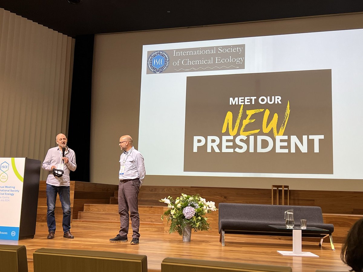 Maizuma12's tweet photo. The ISCE has a new President. Congratulations! Jeremy https://t.co/O9EB8sArjM