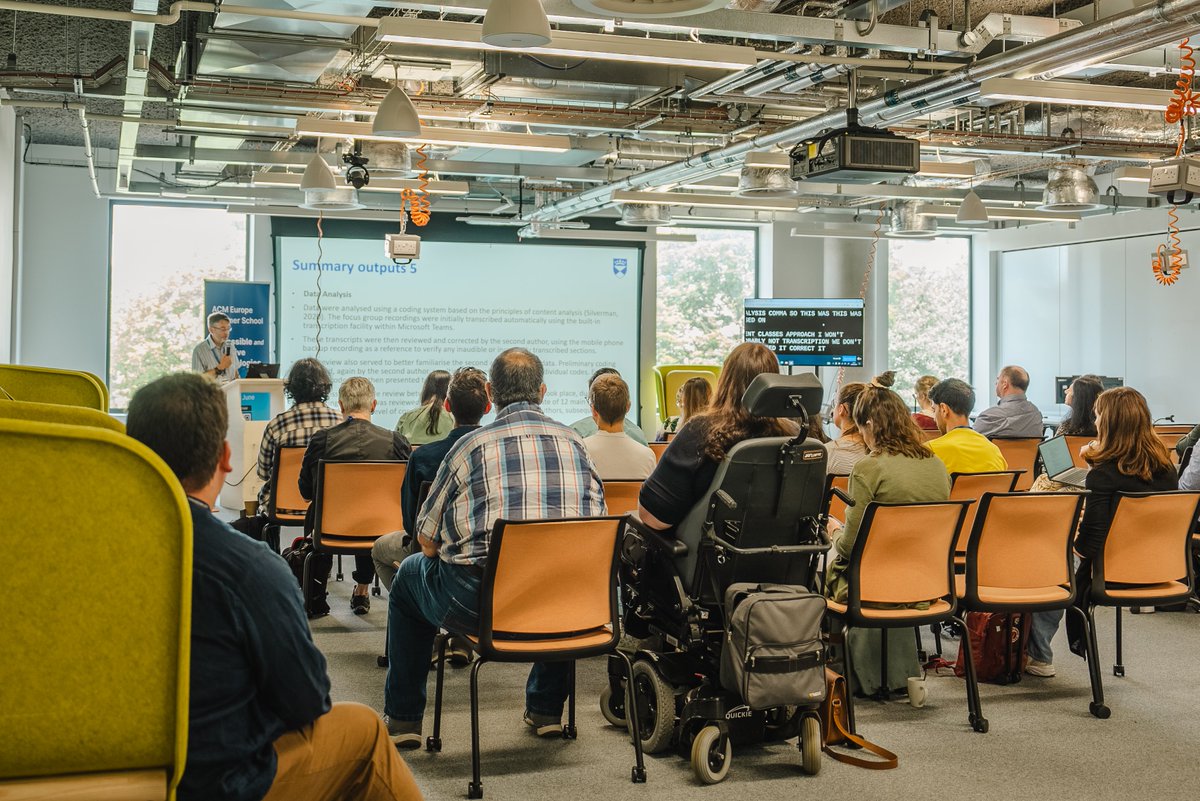 MyBCU's tweet photo. BCU is leading the way in accessible &amp; inclusive technology!💻

In June we hosted the first ACM Europe Summer School at STEAMhouse where experts discussed accessible computing, inclusive design, disability innovation &amp; assistive technologies.

📰Read more:
https://t.co/CDw78PtmKw https://t.co/L627Cr3SH6