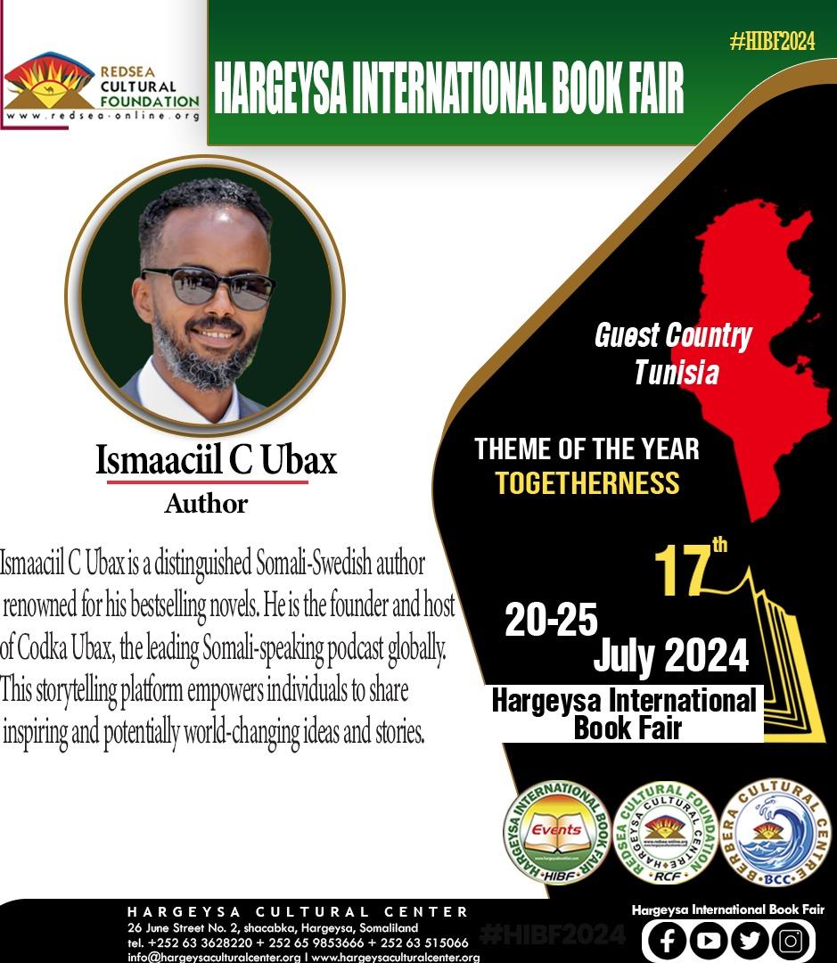 Introducing our #HIBF2024 Authors!! Mohamed Said Ayanle and Ismaciil C Ubax . #Bookfair #Authors #Togetherness #HCC #Culture