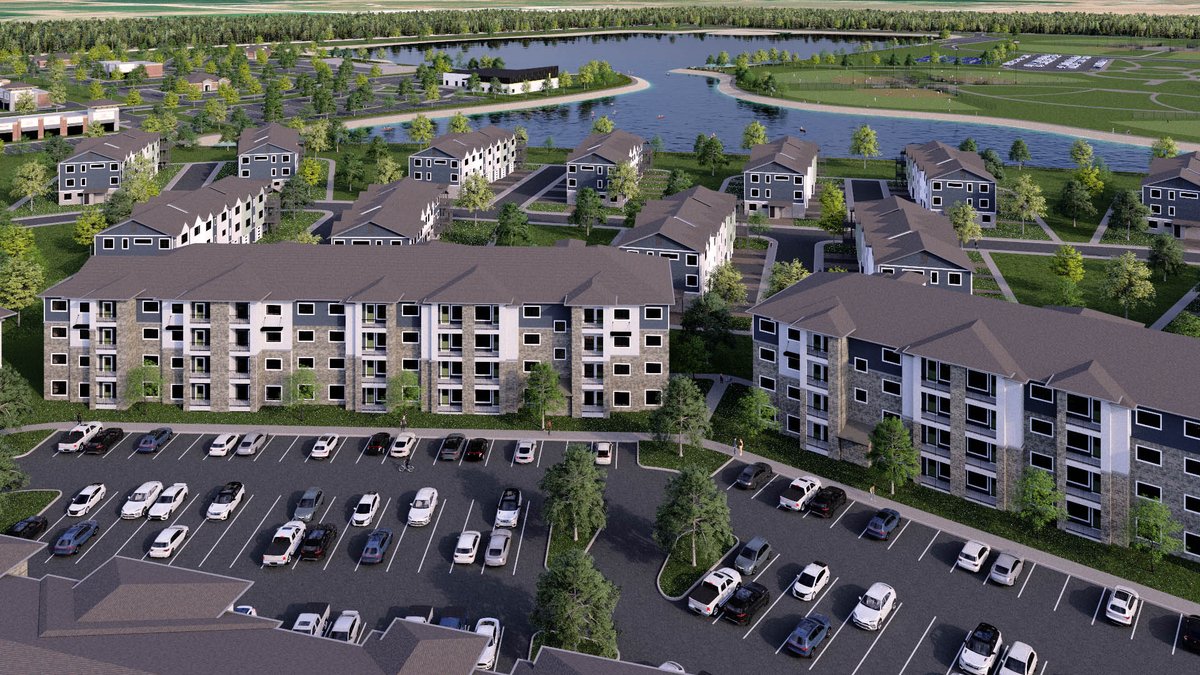 Veterans Village is more than sports ~ 2,000 multi-family residents units ~ 200 single family homes. 35 acre business park. Enhancements to Eagle Scout Lake biking/walking trials, paddle boarding, kayaking, etc. Emphasis on walkability / connectivity throughout 300 acre complex