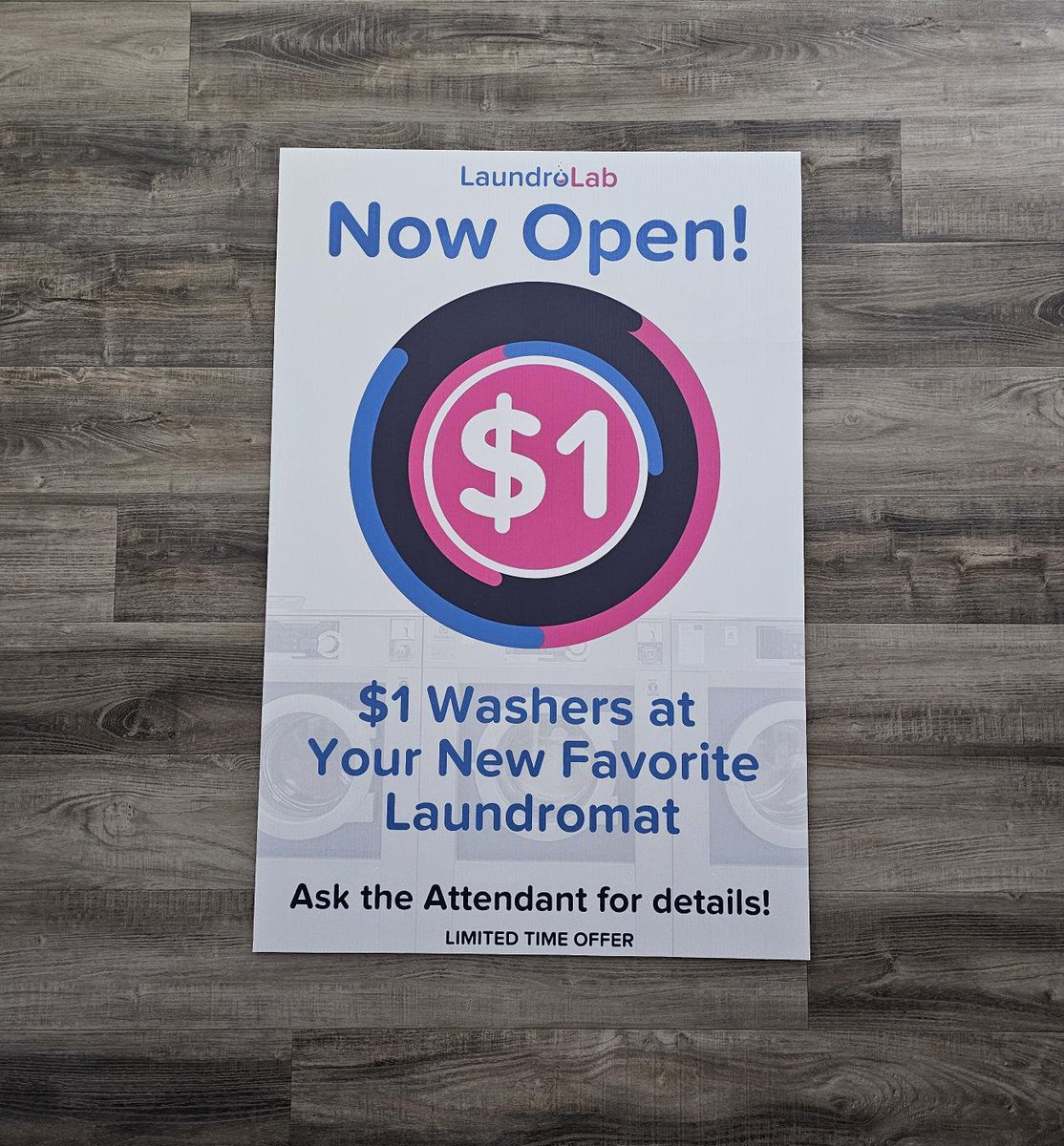 Tampa_Bay_Signs's tweet image. A-Frame Sign Panels - 24"x36" Printed full color on 4mm coroplast material for LaundroLab in St. Petersburg, FL.
#aframesigns #coroplastsigns