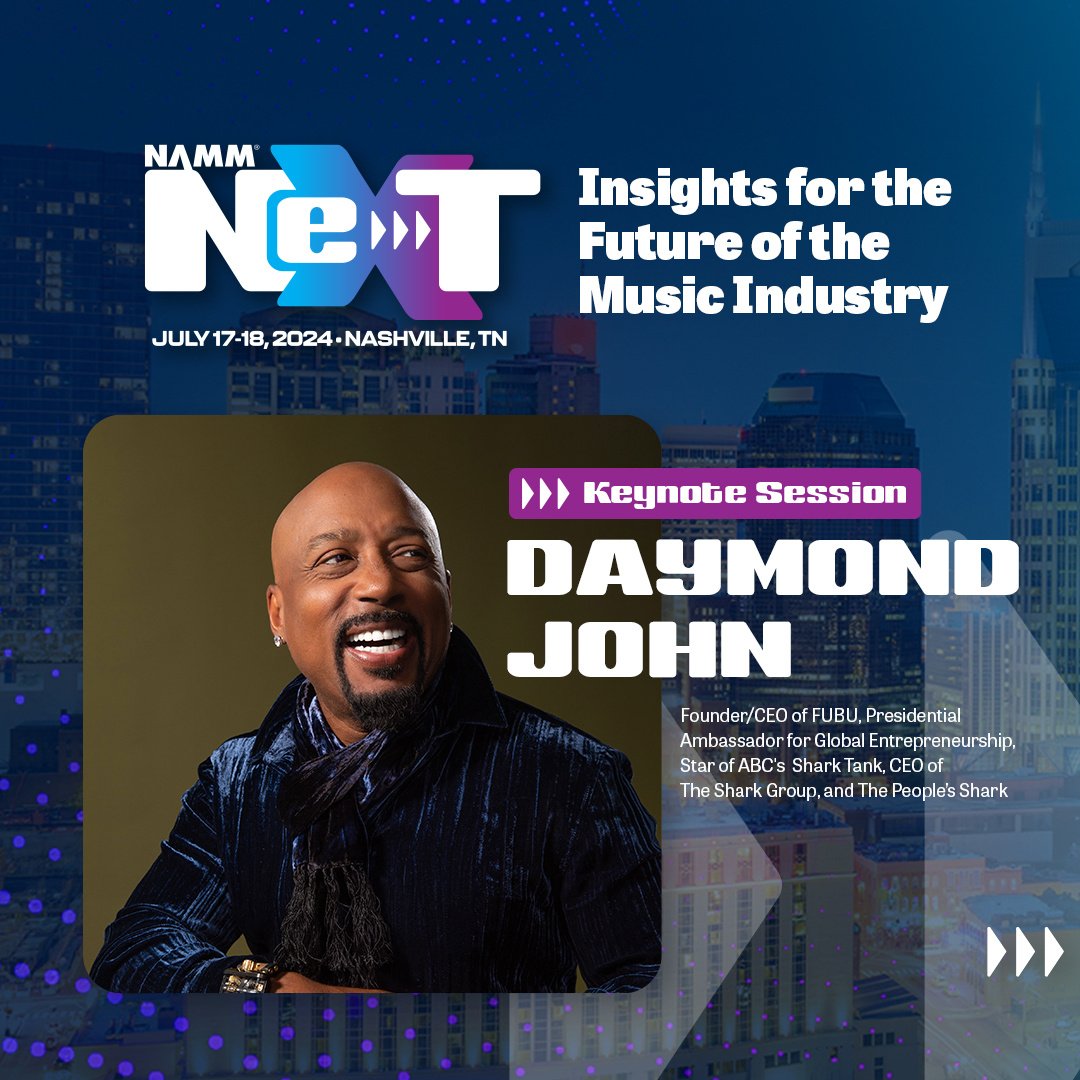 BookerLABaudio's tweet image. It’s Day 1 of NAMM NeXT! @NAMM changed it up this summer by introducing an event focused on #musicindustry insights. What do you think of the new format? #bookerlab #nammnext #daymondjohn #nashville #musiccity #grandhyattnasvhille #NAMMshow