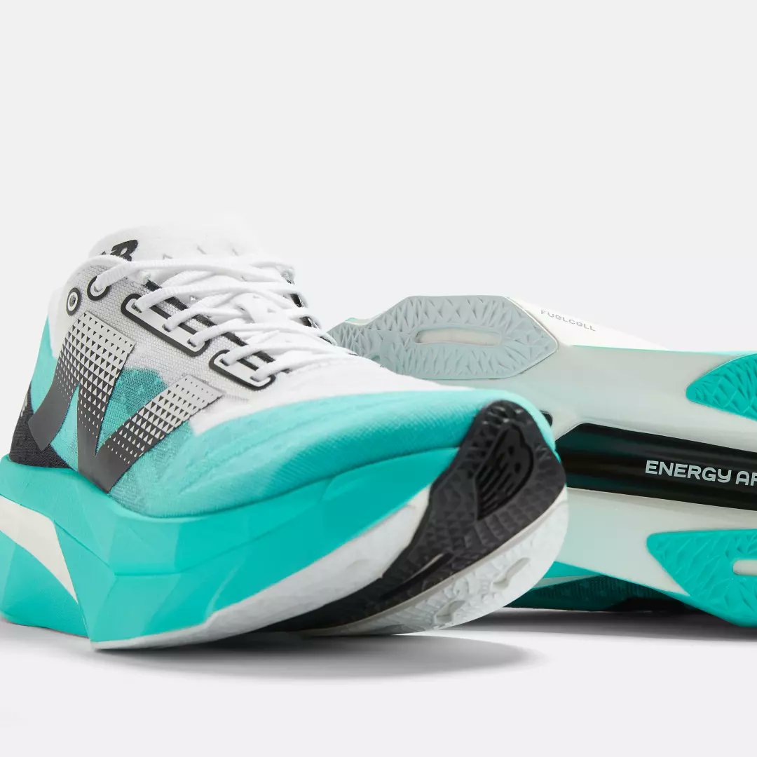 The FuelCell SC Elite is a race day-specific exucution, featuring a combination of energy return cushioning and carbon fiber plate technology, designed to make the transition from one step to the next feel as smooth as possible.

Available 24 July.