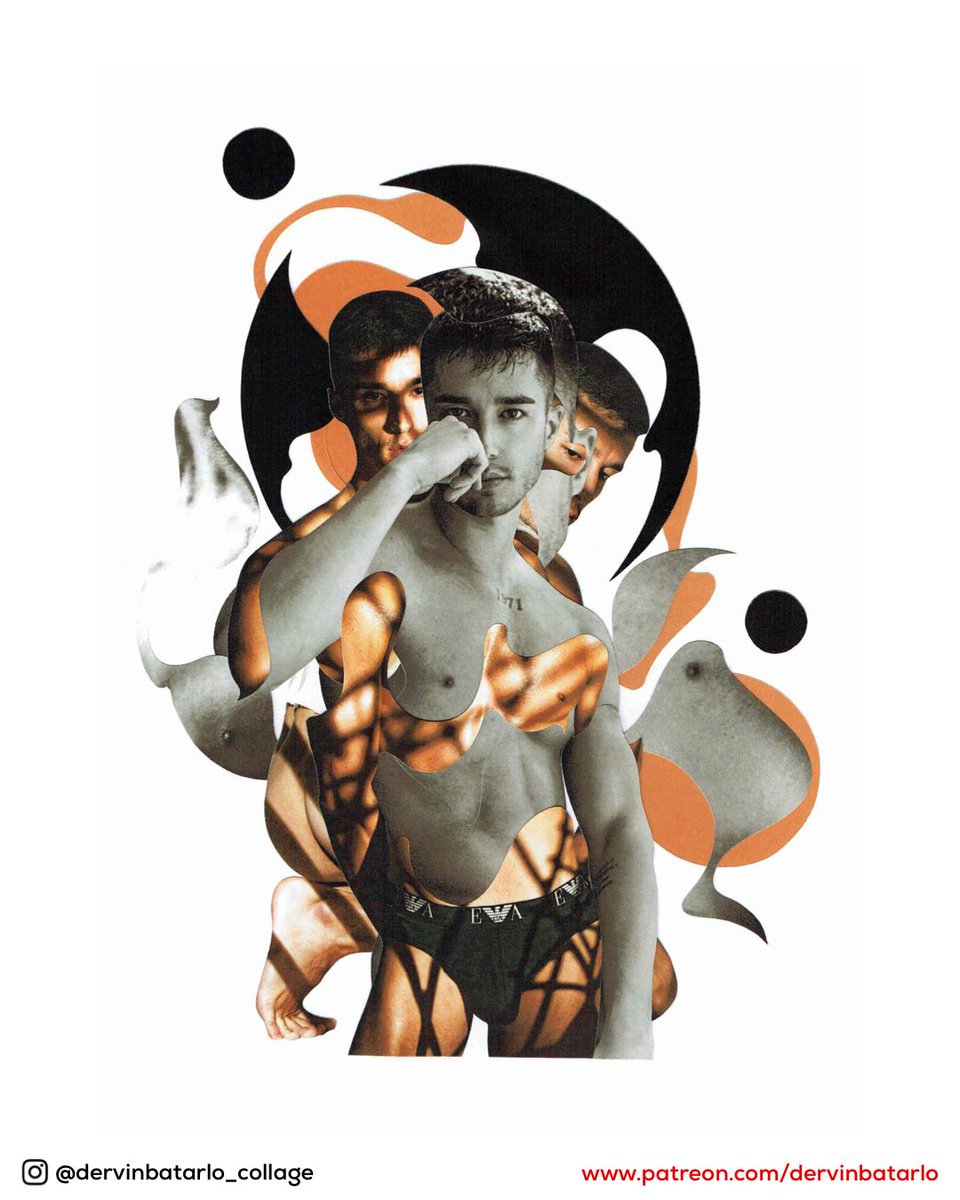 Hand-cut collage on paper x 👤 <a href="/adrnsc/">ADRIÁN S</a>  • 📸 <a href="/joancrisol/">Joan Crisol Male Photography</a> + <a href="/sashaxolsen/">Sasha Olsen</a>