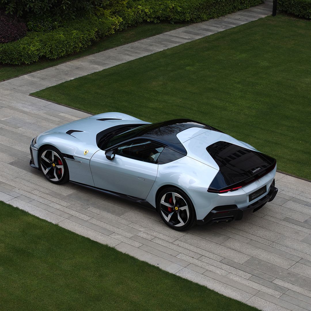 The essence of tradition, expressed in a new stylistic code of elegance. This is the #Ferrari12CilindriSpider. Powered by Maranello's iconic V12 engine and sporting convertible roof, this model provokes butterflies in the stomach at every shift. #Ferrari