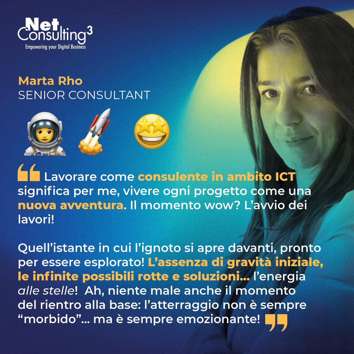 Oggi, il 17 luglio, si celebra il #WorldEmojiDay! 😆

Per questo motivo abbiamo pensato di farci dire da alcuni membri <a href="/Net_Cube/">Netconsulting Cube</a> in quale #Emoji si identificano! 👥

🕵️‍♀️ #FrancescaGalimberti
🧠 #NunziaCapobianco
👩‍🚀 #MartaRho

Scoprite tutte le loro Emoji 👇

#GiornataMondialeEmoji