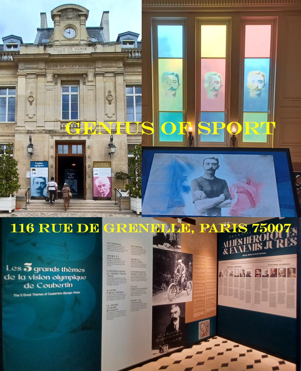 Free <a href="/Olympics/">The Olympic Games</a> exhibition alert (open weekdays 10 a.m. to 5 p.m. in 7th Arrondissement) <a href="/Paris2024/">Paris 2024</a> visit GeniusofSport.com for more details.