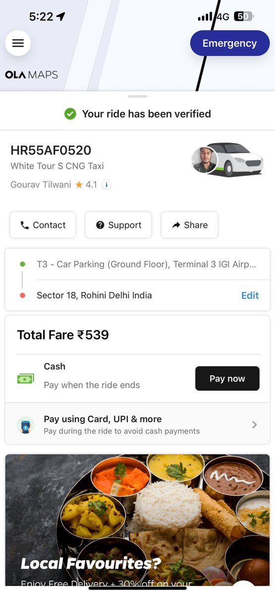 dcmcd1984's tweet photo. After the complain to you . Increasing my fare also before and after . https://t.co/x7dpuvZo7T