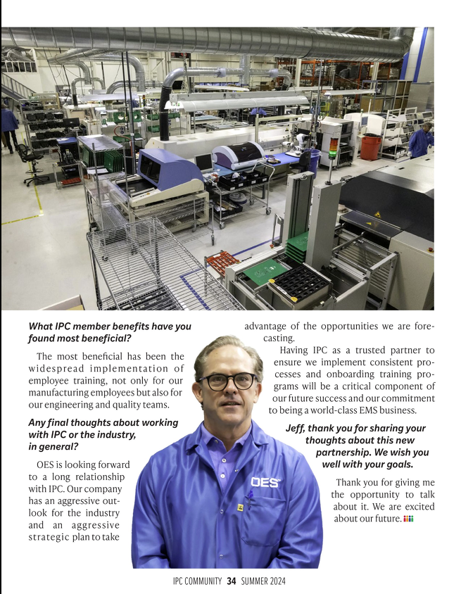 oes_inc's tweet photo. Recently, our CEO Jeff Stewart was interviewed by @IPCassociation discussing the diversity of OES &amp; attending the local roundtable of EMS Providers in the Great Lakes region, the partnership with IPC, &amp; the networking &amp; training opportunities they have to offer.

#IPCStandards https://t.co/ekt4v2bTlt
