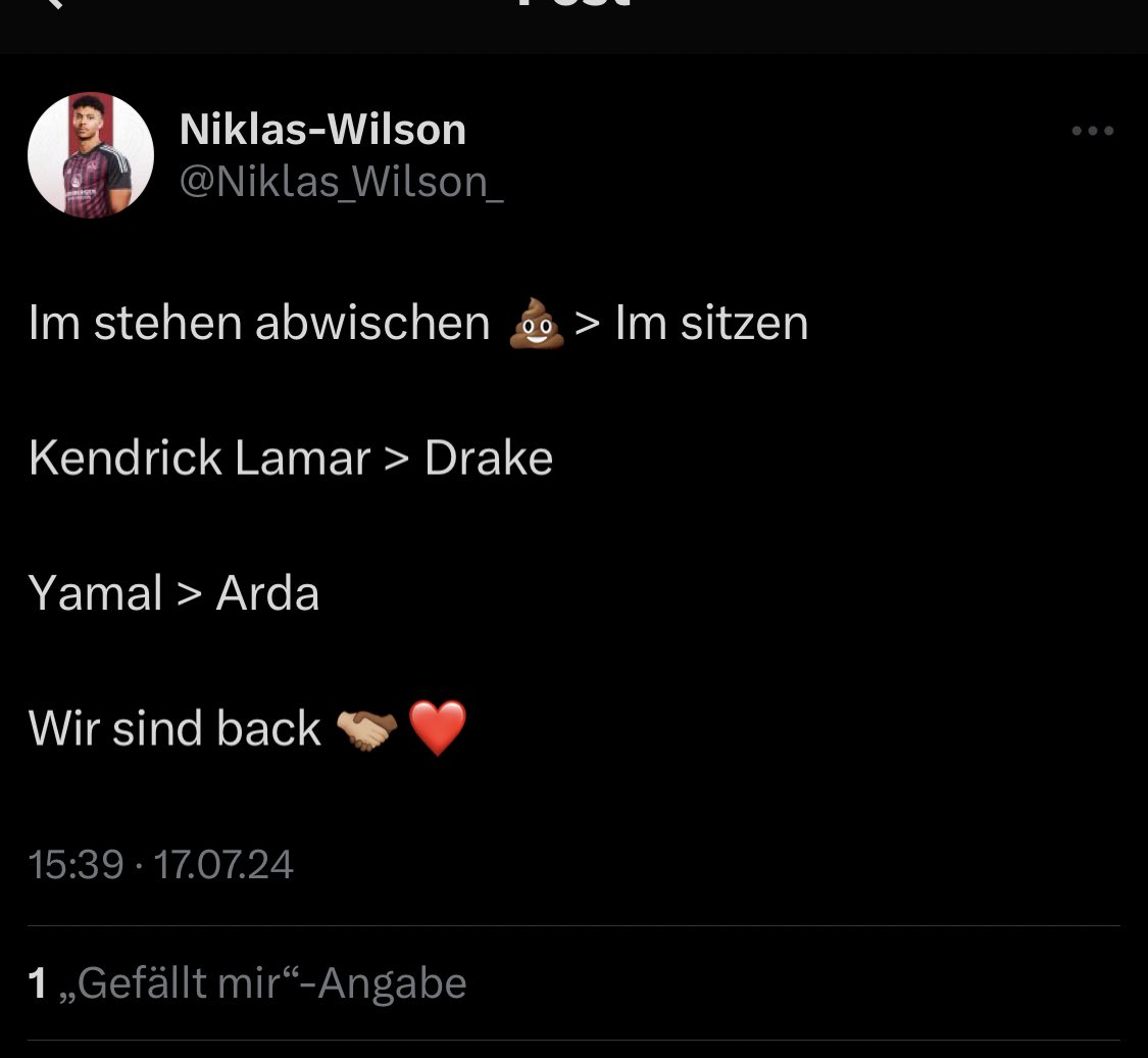 tyvmlol's tweet photo. @Niklas_Wilson_ Nicht mit mir https://t.co/IJzBzV9LYe