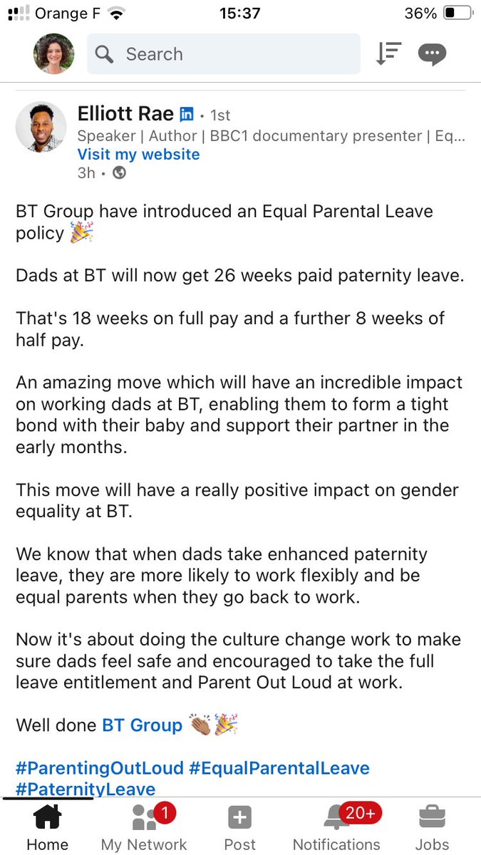 Yet more competition for the teaching profession. 

When weighing up working for <a href="/educationgovuk/">Department for Education</a> as a teacher or <a href="/bt_uk/">BT</a>, hopeful fathers would do better off to avoid the classroom. 

When will use #parentalleave to make teaching a more attractive and valued profession?