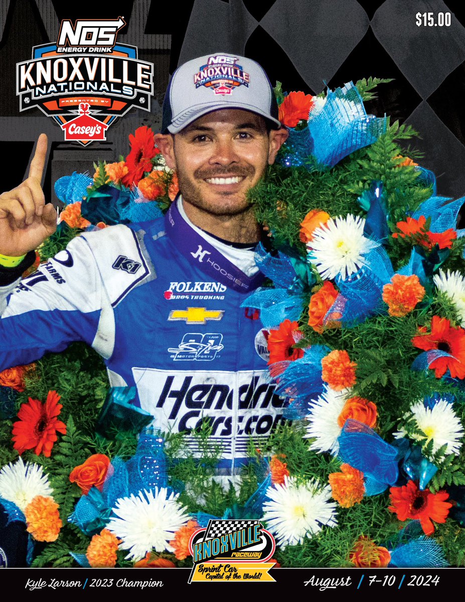 _EricArnold's tweet photo. One of the best feelings all season for me is getting the Knoxville Nationals souvenir program project completed and sent off to the printer.  We have some great stories this year inside.

Thank You to Laura Shepherd for all of her help this year proofing. @lauraleighshep 

Thanks to our story writers: @tjslideways, @SprintCarUnl, @Snappybee55, @jcramit92, @OpenWheelScribe, and Bill W.

Cover photo this year goes to @Rock_N_Robyn_ 

Look for the program on sale starting at the 360 Knoxville Nationals!