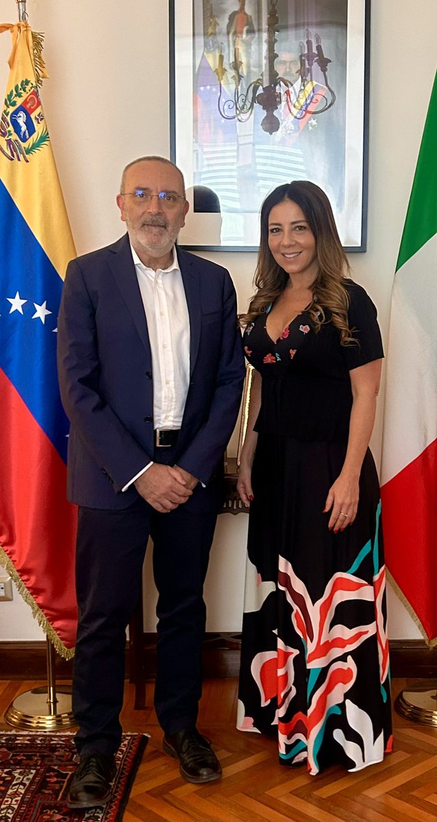 maria elena uzzo (@mariaelenauzzo) on Twitter photo Hoy recibí en nuestra misión diplomática en #Roma al Presidente del Instituto Italia - Brics <a href="/vitopetrocelli/">Vito Petrocelli</a>. Compartimos información sobre #Venezuela y las próximas elecciones del #28J. <a href="/CancilleriaVE/">Cancillería Venezuela 🇻🇪</a> <a href="/yvangil/">Yvan Gil</a> <a href="/embavenitalia/">EmbaVEItalia</a> <a href="/teleSURtv/">teleSUR TV</a> <a href="/VTVcanal8/">VTV CANAL 8</a> Hoy recibí en nuestra misión diplomática en #Roma al Presidente del Instituto Italia - Brics <a href="/vitopetrocelli/">Vito Petrocelli</a>. Compartimos información sobre #Venezuela y las próximas elecciones del #28J. <a href="/CancilleriaVE/">Cancillería Venezuela 🇻🇪</a> <a href="/yvangil/">Yvan Gil</a> <a href="/embavenitalia/">EmbaVEItalia</a> <a href="/teleSURtv/">teleSUR TV</a> <a href="/VTVcanal8/">VTV CANAL 8</a>