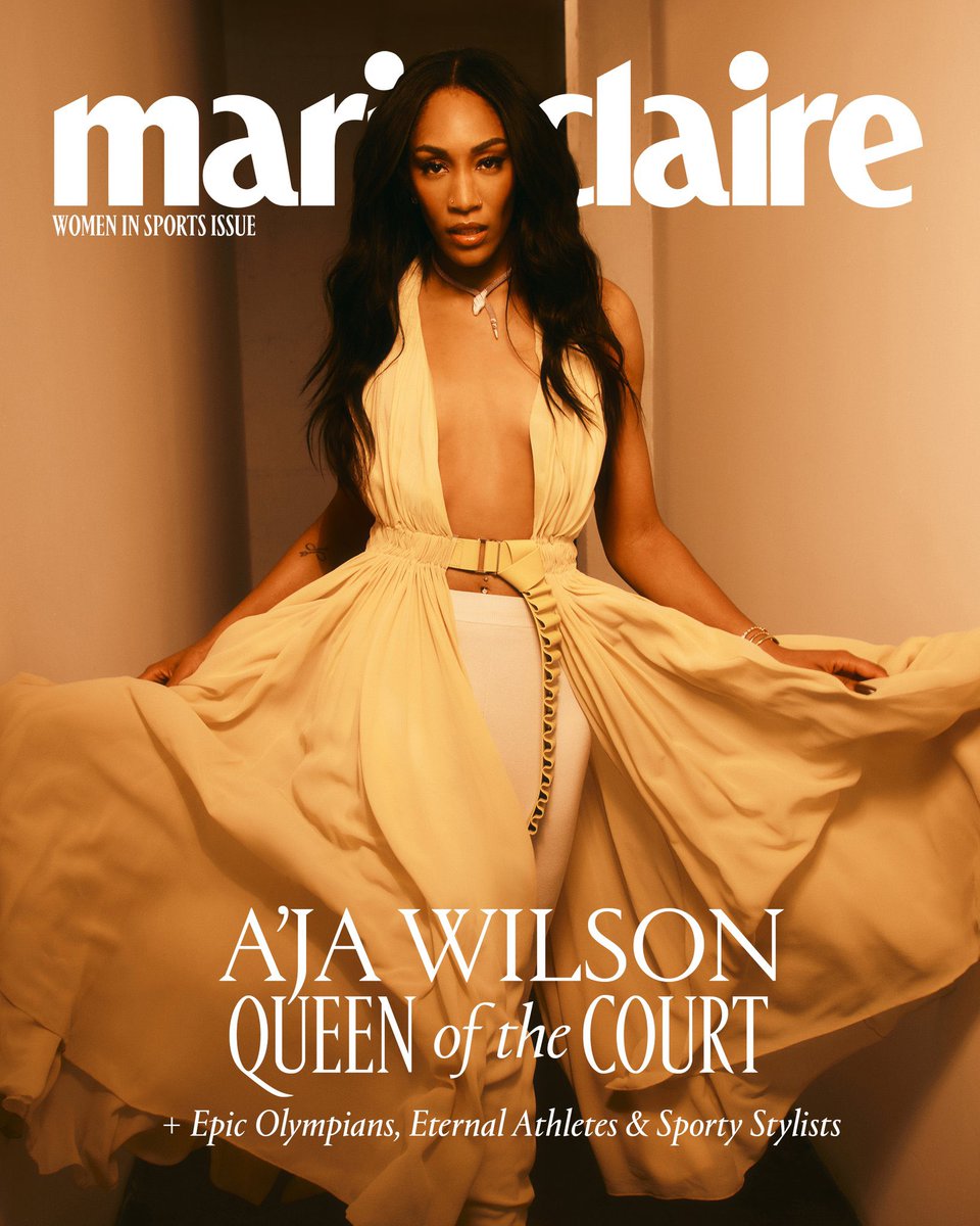MoBumbbbaaa's tweet photo. A’ja Wilson x Marie Claire 👑 https://t.co/1mC6GxYiIp