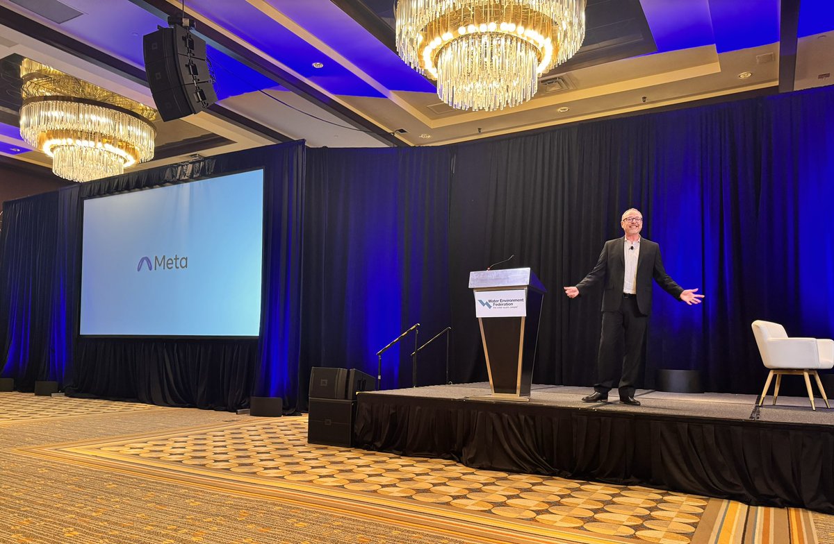 WEForg's tweet photo. Today we kicked off the #CWESummit learning about @Meta's journey to #water positive and how they are making water the undercurrent of their sustainability strategy. https://t.co/MfuuBqt5O7