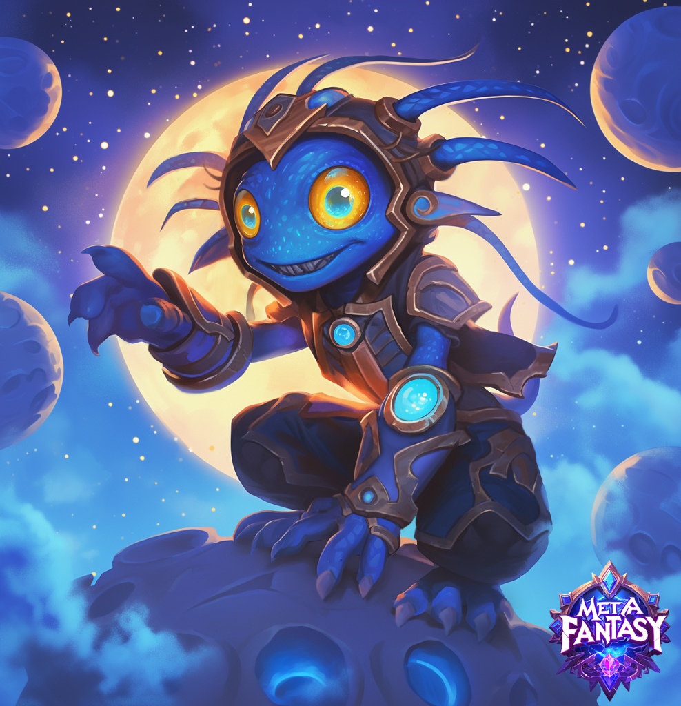 🐟🛡️ Character Overview:

Name : Lunar Shade
Race: Mystic Fishman

Origin : 
Lunar Shade hails from the distant Galactic Seas 🌊✨, a guardian with ancient and mysterious origins. His ancestors protected the secrets of the stars 🌟🌌 at the dawn of the universe, and he has
